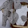 Baby Unisex Organic Cotton 5-Piece Baby Receiving Set – (Newborn to 6 Months)
