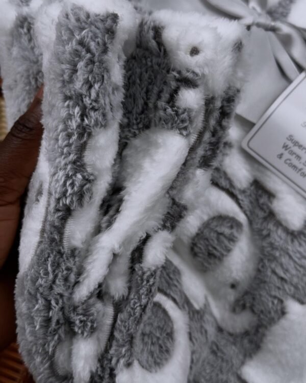 Neutral Grey Elephant Baby Wrap - Image 3