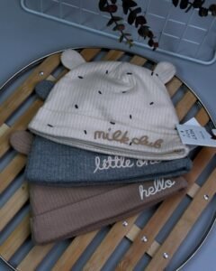 Beanie Jersey Baby Hats 3 Pack