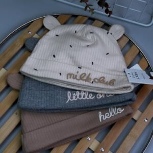 Beanie Jersey Baby Hats 3 Pack