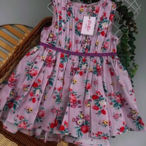 Lilac Floral Party Dress