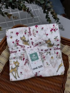 Disney 3 Pack Baby Pink Muslin Cloths