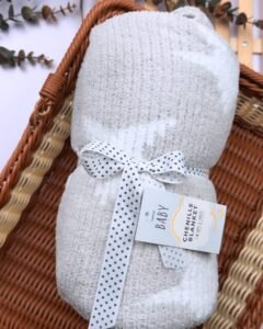 Ultra-Soft Star Chenille Baby Blanket