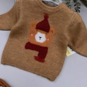 Baby Bear Knit Christmas Sweater