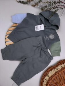 Blue Hoodie and Joggers 2-Piece Set