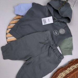 Blue Hoodie and Joggers 2-Piece Set